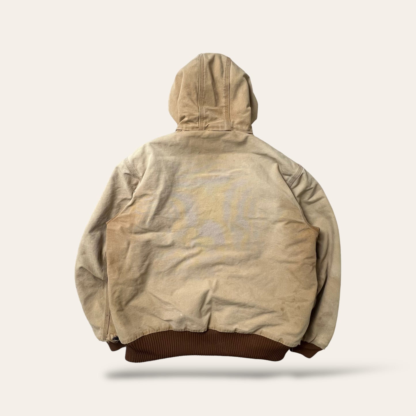 90s Sun Faded Carhartt Hooded Work Jacket